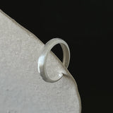 VENTFILLE 925 Sterling Silver Water Droplets Cross Ring