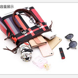 Luxury Women's Leather Shoulder Bag - Tote Style