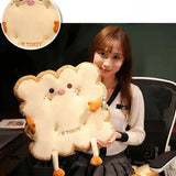 Cute Simulation Bread Toast Cushion Pillow 1pc