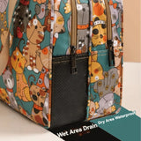 Large Capacity Wet-Dry Separation Cosmetic Bag