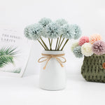 Elegant Hydrangea Artificial Flowers Bouquet  Clean Vanilla Store