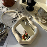 Irregular Vintage French Makeup Mirror - Desktop Ornaments