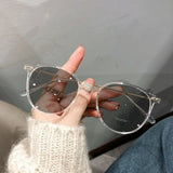 Fashion Photochromic Anti Radiation Eyeglasses  Clean Vanilla Store
