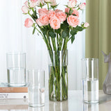 Tall Clear Acrylic Shatterproof Flower Vase