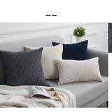 Corduroy Striped Cushion Cover 30x50cm Soft Case