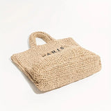 Casual Large Capacity Straw Tote Bag for Women