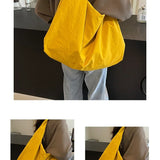 Casual Large Capacity Retro Drawstring Crossbody Bag
