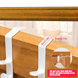 1pc Bedroom Door Hanger Clothes Rack Over Door Hooks