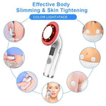 HIFU LED Red Light Face Lifting Machine Facial Appliance Skincare Red Light Therapy Vibrating Beauty Health Portable Airbrush - Clean Vanilla