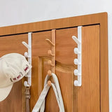 1pc Bedroom Door Hanger Clothes Rack Over Door Hooks