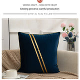 Solid Color Velvet Pillowcase for Home Decor 2-Pack