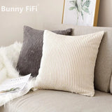 Corduroy Striped Cushion Cover 30x50cm Soft Case
