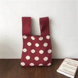 Designer Plaid Woven Shoulder Bag Tote Chic