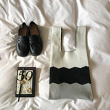 Designer Plaid Woven Shoulder Bag Tote Chic