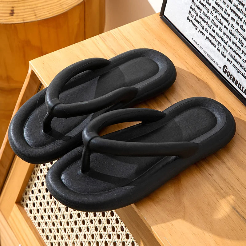 Soft Sole EVA Women's Flip Flops Non-slip Cloud Slides