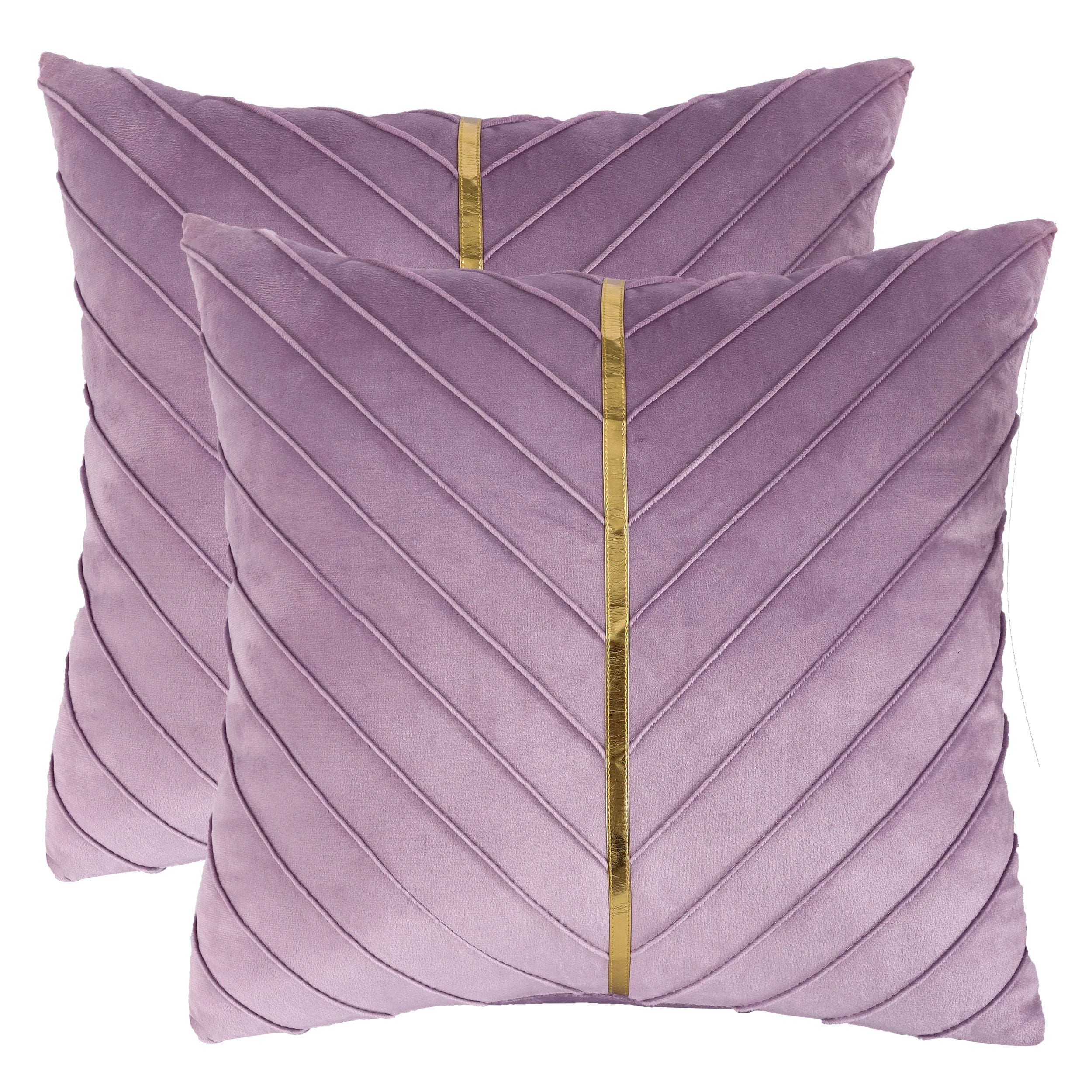 Luxury Velvet Pillow Covers 18x18 Pack of 2