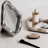 Irregular Vintage French Makeup Mirror - Desktop Ornaments