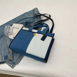 Large Capacity Handbag for Women 2024, Denim Tote