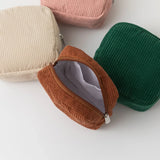 Fashion Corduroy Women Makeup Storage Pouch Small