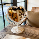 Vintage European Style Rotatable Makeup Mirror