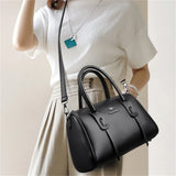 Genuine Soft Leather Vintage Shoulder Tote Bag