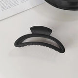 Elegant Black Geometric Hair Claw for Women