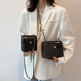 Mini Straw Bucket Crossbody Bag For Women 2021 Summer