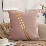 Solid Color Velvet Pillowcase for Home Decor 2-Pack
