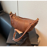 Women's Vintage Dumpling Crossbody Tote Bag