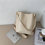 Vintage Crocodile Pattern Crossbody Bag for Women  Clean Vanilla Store