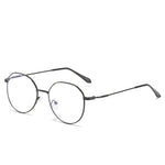 Metal Round Anti Blue Light Glasses Classic Style  Clean Vanilla Store