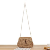 Summer Designer Straw Weaving Crossbody Bag