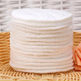 Soft Bamboo Fiber Makeup Remover Pads - 10pcs
