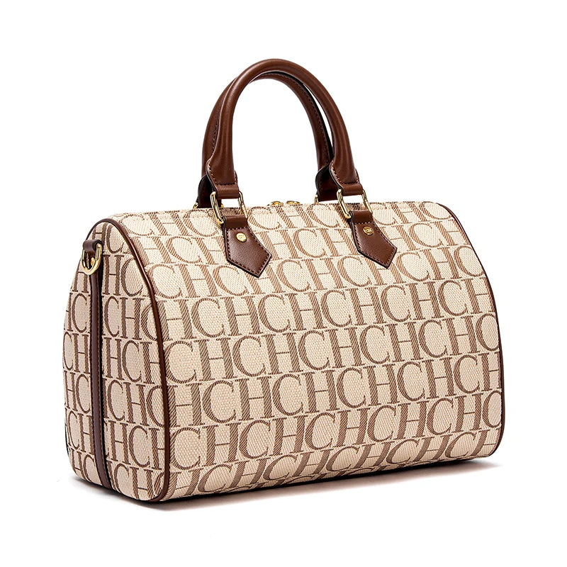 CHCH Women's Pillow Bag Boston Handbag - Brown