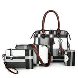 Luxury Women's Leather Shoulder Bag - Tote Style