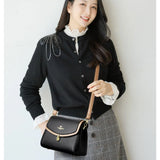 High Quality PU Leather 2 Strap Shoulder Bag