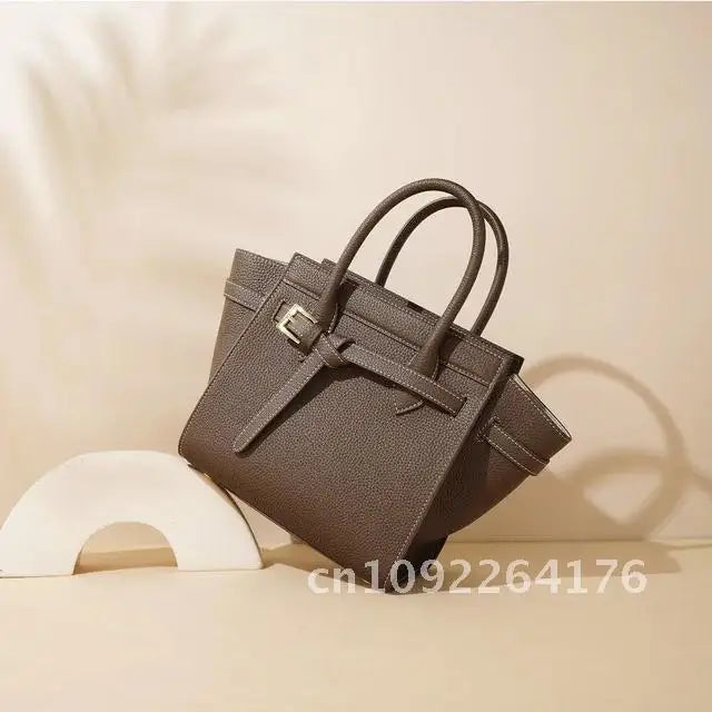 New 2025 Genuine Cow Leather Tote Bag for Women