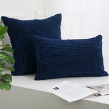 Corduroy Striped Cushion Cover 30x50cm Soft Case