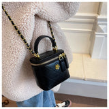 Small Shoulder Bucket Bag For Women Classic Mini