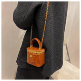 Small Shoulder Bucket Bag For Women Classic Mini