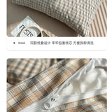 Korean Cotton Pink Stripes Duvet Cover 150x200 Size