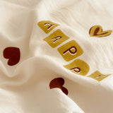 4pcs Floral Korean Lace Duvet Cover Set