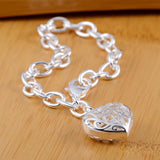 New High Quality 925 Sterling Silver Twisted Rope Bracelet