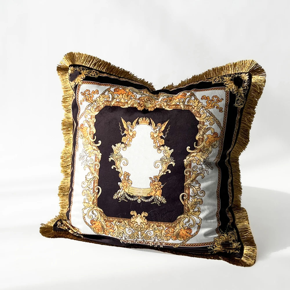 Croker Horse 45x45cm Velvet Leopard Pillow Cover