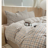 Korean Cotton Pink Stripes Duvet Cover 150x200 Size