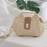 New Fashionable Women's Hand-held Straw Bag