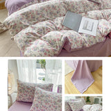 3-Piece Cartoon Heart Plant Floral Print Set