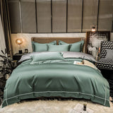 Svetanya Embroidery 100% Egyptian Cotton Bedding Set 4pcs