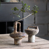 Vintage Handmade Ceramic Vase for Flower Arrangement