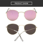 Vintage Round Sunglasses for Retro UV Protection  Clean Vanilla Store